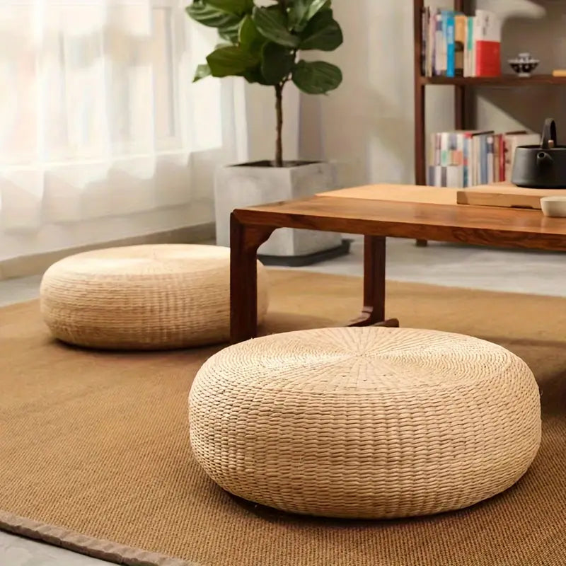 Cojín Asiento Yoga 40x17 cm - Fibra Natural - Alto