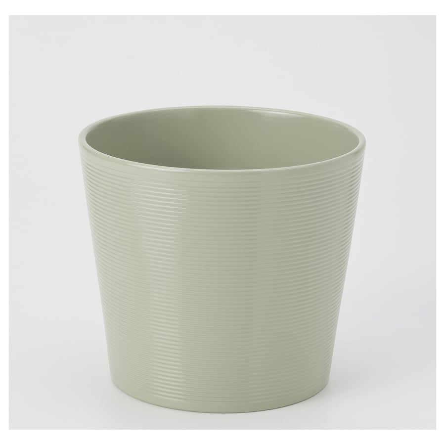 Macetero Loza Verde 10x11 cm