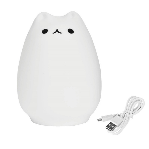 Lampara Touch Gato Pusheen 12x11 cm. | Recargable Usb
