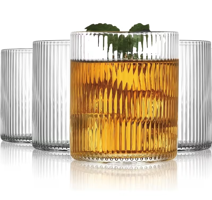 Vasos Vintage Bisel - 6 Unidades Cóctel. 270 ml