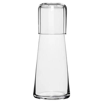 Jarra y Vaso de Vidrio para Mesa de Noche  | Vidrio Reciclado