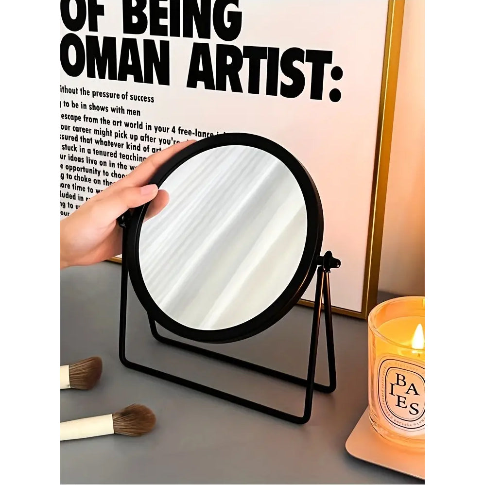 Espejo de Tocador Alba Negro Mate