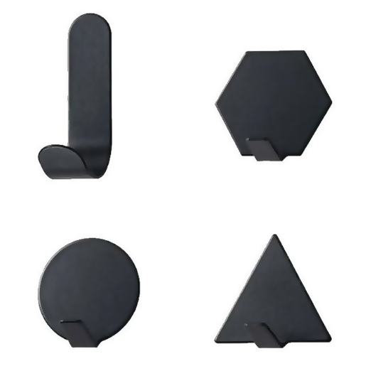 Ganchos Diseño Geométrico 4 un.