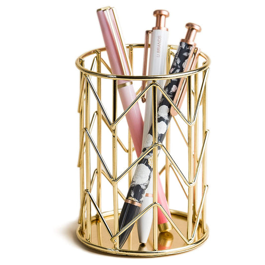 Portalápices Metal Dorado