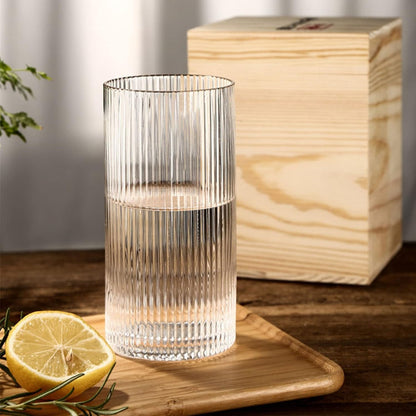 Vaso Diseño Biselado Set 6 Un.