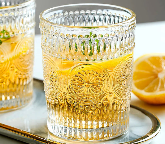 Vaso Whisky Set 6 Un. Vintage Elegante