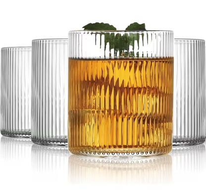 Vasos Vintage Bisel - 6 Unidades Cóctel. 270 ml